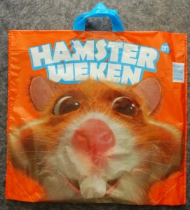 Hamster weeks plastic bag from Albert Heijn